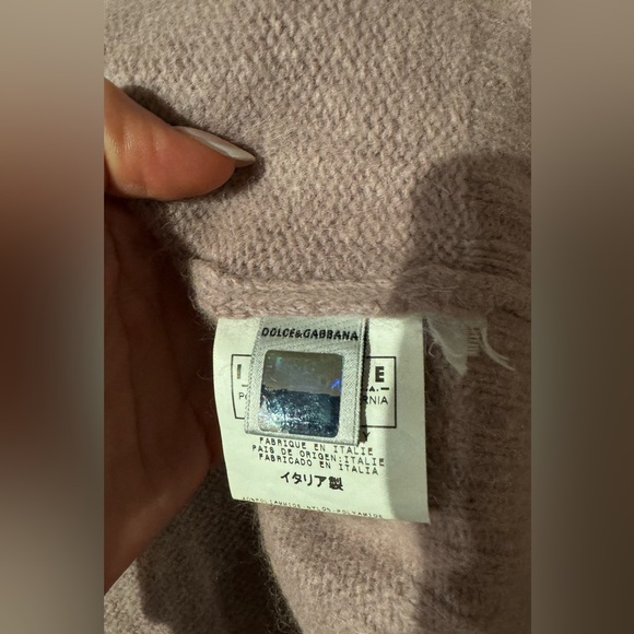 D&G Dolce & Gabbana Zip Sweater Sz XS - Picture 7 of 9